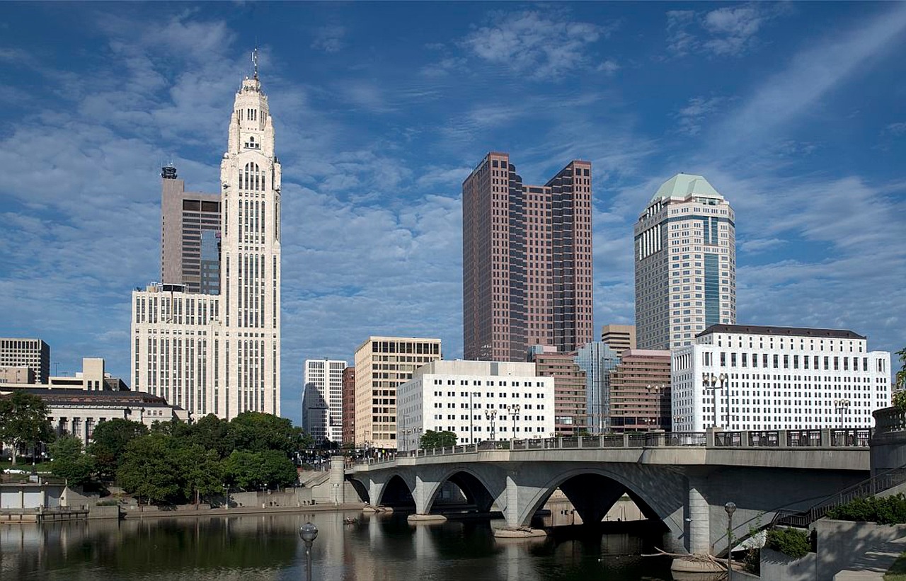 Columbus skyline - Bocsit courier services area