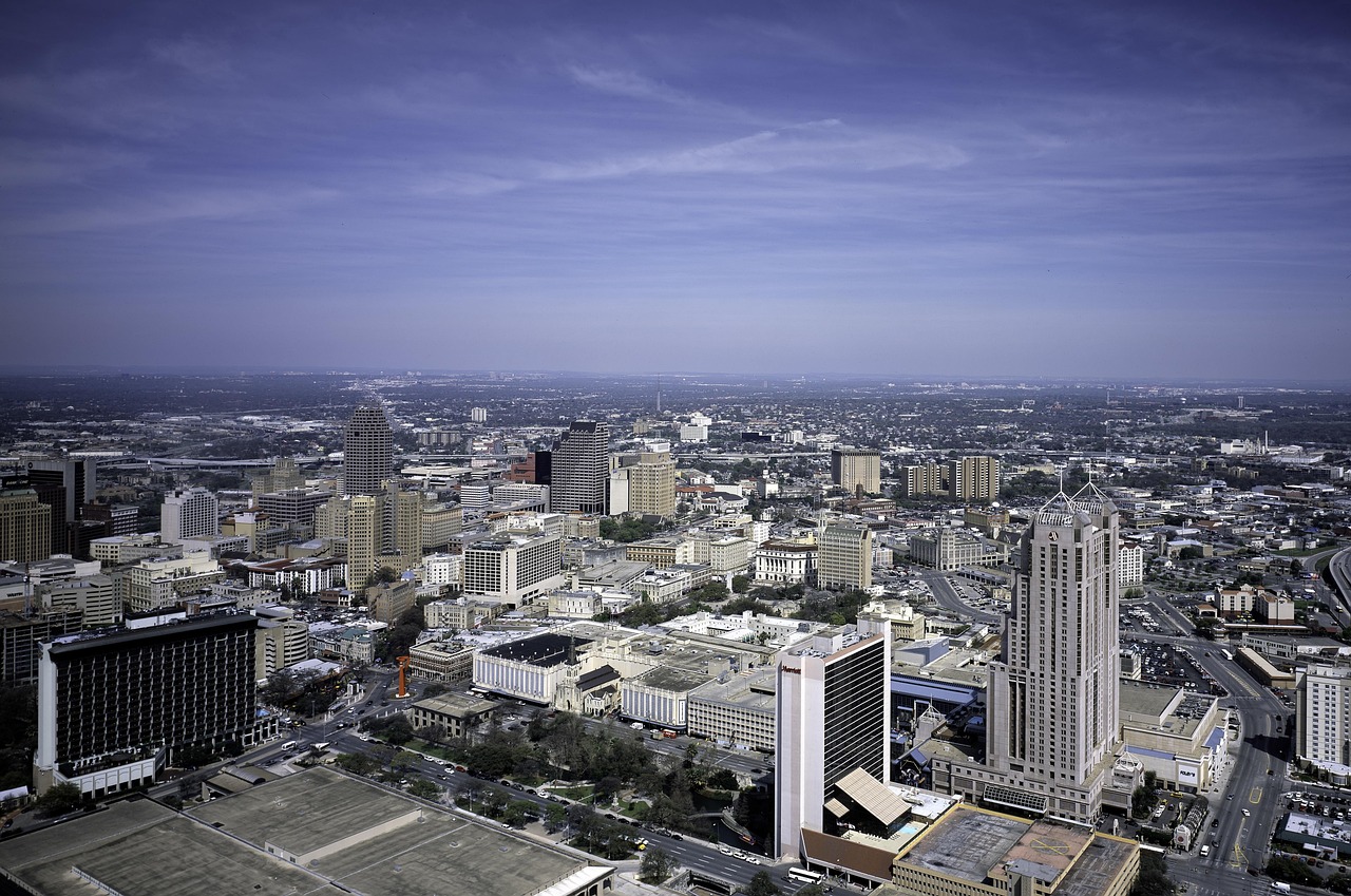 San Antonio skyline - Bocsit courier services area