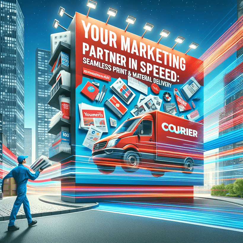 Your Marketing Partner in Speed: Seamless Print & Material Delivery
