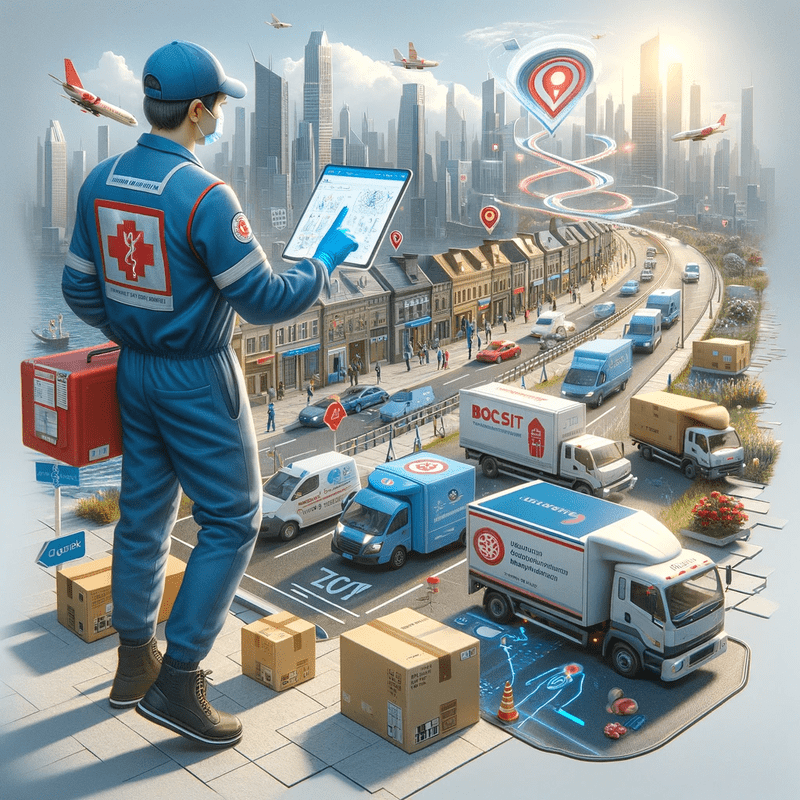 Exploring the Evolution of Medical Supply Chain through Courier Services